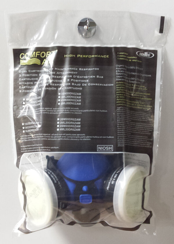 OV/N95 Complete Silicone Rubber Mask - Medium