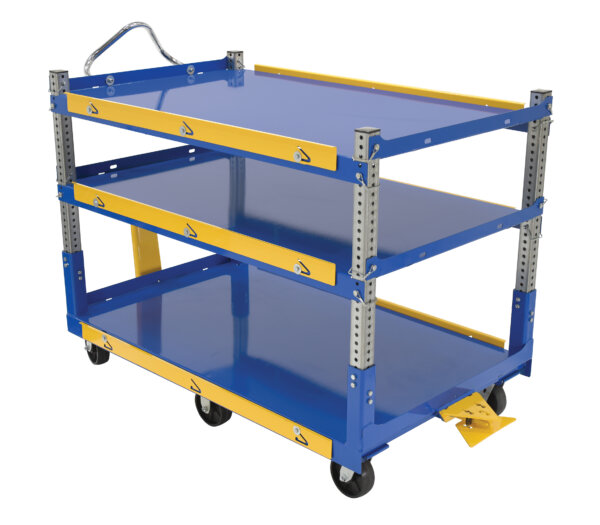Adjustable Ergo Cart 35 11/16" X 59 11/16" Platform
