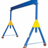 Adjustable Knockdown Steel Gantry Cranes with Under Beam Usable Height 6' 7" - 10' 1"