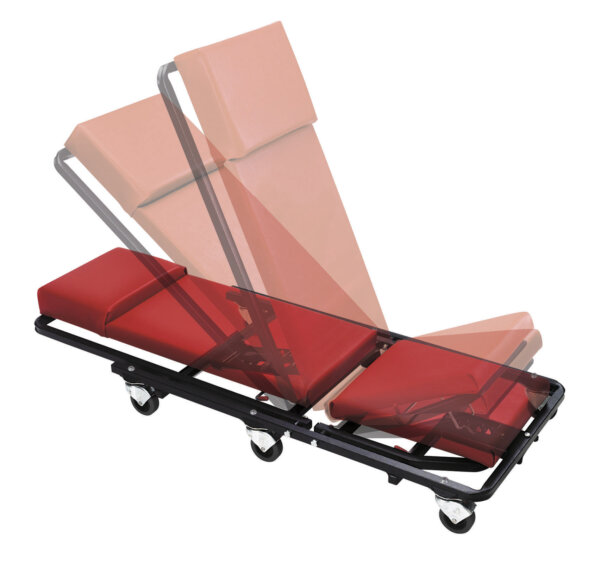 Extra Wide, Heavy Duty Adjustable Mechanics Creeper Made in USA Tools