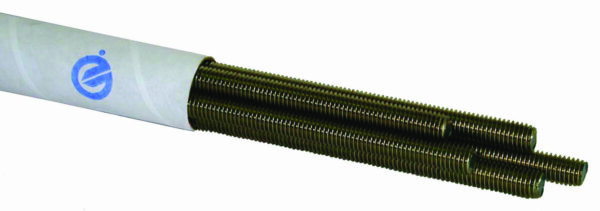 1/4-20 B-7 Threaded Rod, Gold Zinc Dichromate Plated, 36" Length