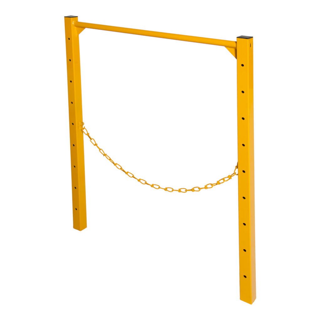 Guardrail End Frame With Midrail Chain for Classic and Elite Scaffolds