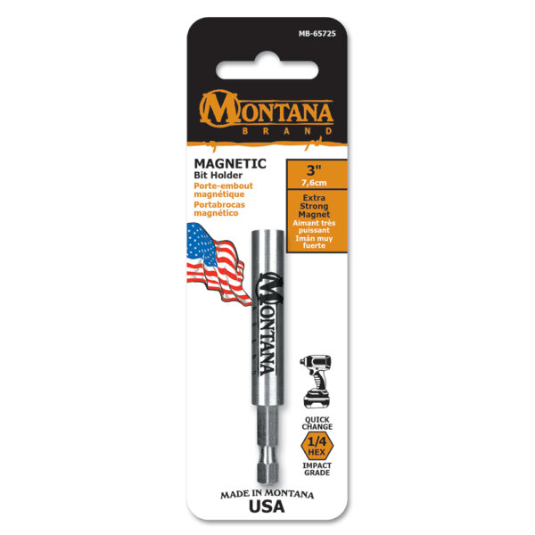 Montana Brand, 3" Magnetic Bit Holder