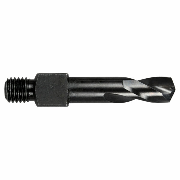 Cobalt 135° Split Point, Black Oxide, Threaded Shank Drill, Short Drill - Wire
