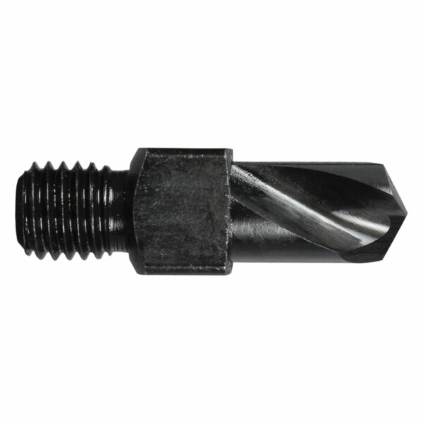 Cobalt 135° Split Point, Black Oxide, Threaded Shank Drill, Stub Drill - Wire