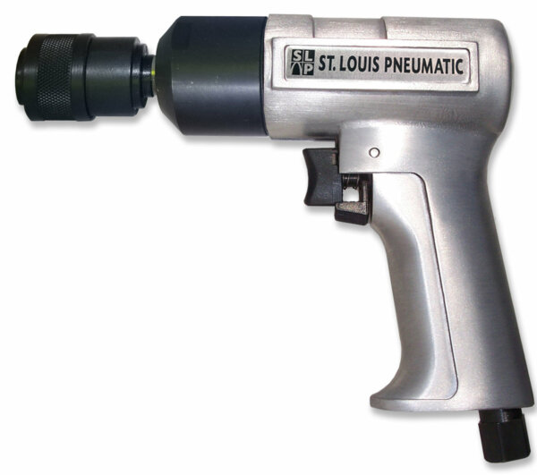 3/8" Low-Speed Pneumatic Reversible Drill with a Quick Change Chuck