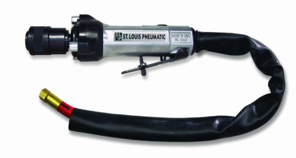Lighted High-Speed Pneumatic Tire Buffer with a Quick Change Chuck and Exhaust Hose Kit