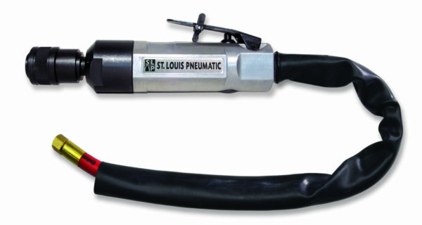Low-Speed Pneumatic Tire Buffer with a Quick Change Chuck and Exhaust Hose Kit