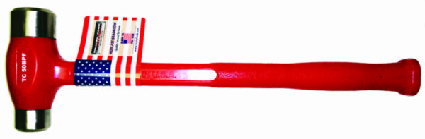 50 oz. Flat-Flat Polyurethane Dead Blow Hammer, Red