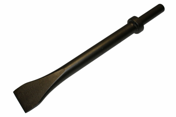 12" FLAT CHISEL - ROUND SHANK / ROUND COLLAR