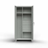 Uniform Storage Cabinet, Lean Series, 14-Gauge Steel, 3 Shelves/7 Drawers, 36"W