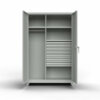 Uniform Storage Cabinet, Lean Series, 14-Gauge Steel, 3 Shelves/7 Drawers, 48"W