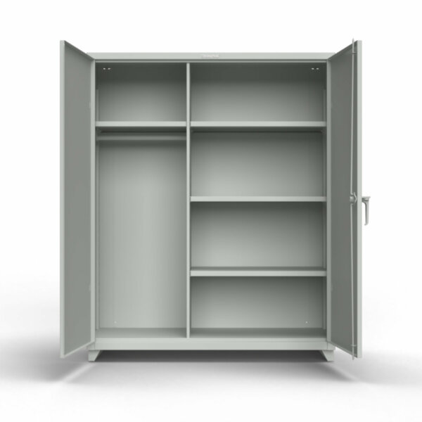 Uniform Storage Lean Series, 14Gauge Steel, 4 Shelves, 60"W