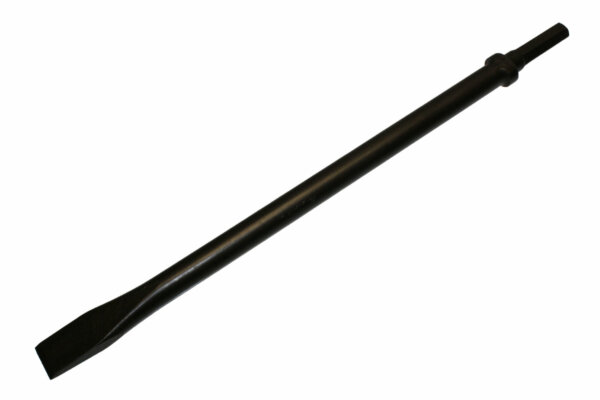 18" FLAT CHISEL - HEX SHANK / OVAL COLLAR