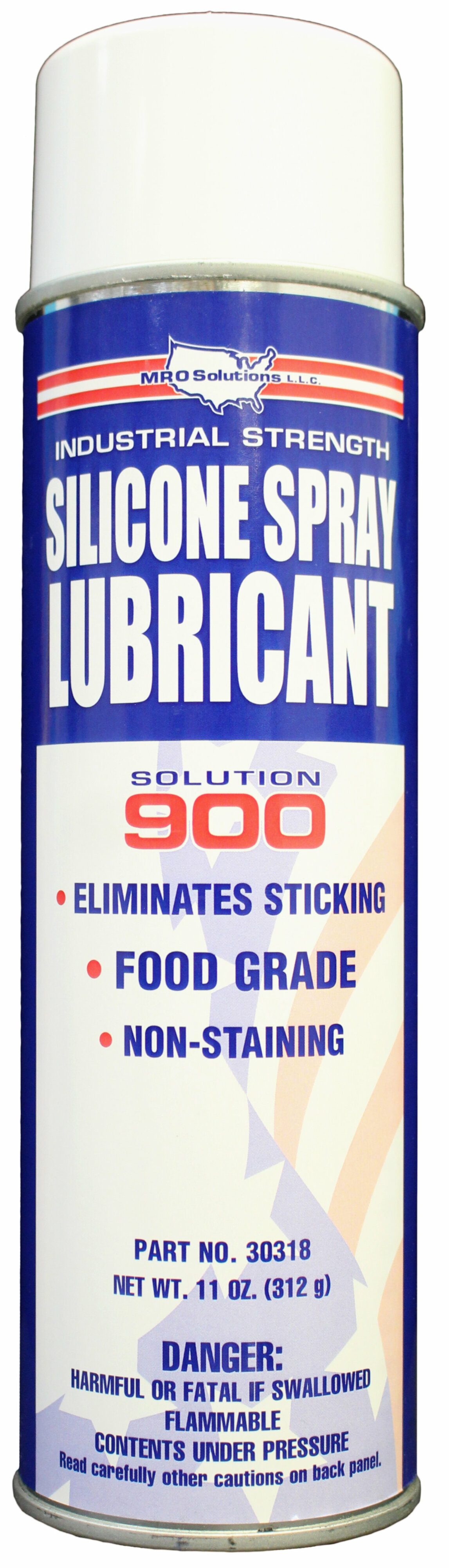 MRO Solution 900 – Food Grade Silicone Spray Lubricant (20 oz. Aerosol  Container)