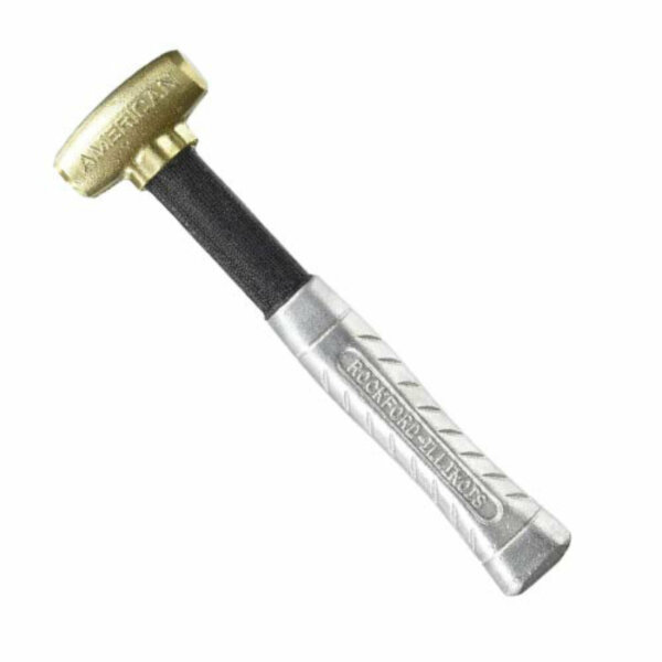 1 lb. Brass Hammer with Aluminum Handle and Kevlar-reinfored shank