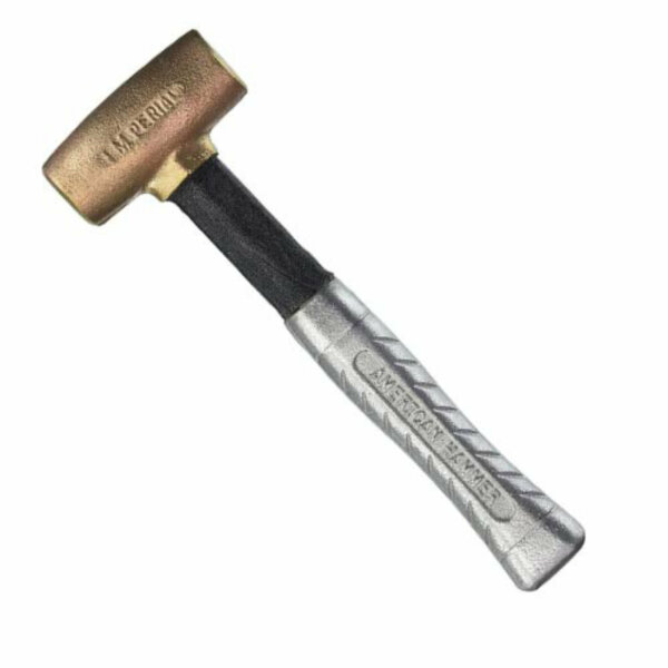 2 lb. Copper Hammer with Aluminum Handle and Kevlar-reinfored shank