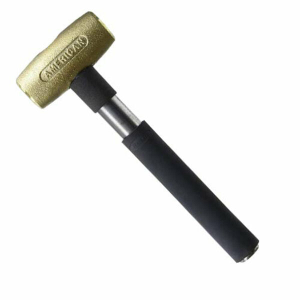 3 lb. Brass Hammer with Soft Cushion Handle
