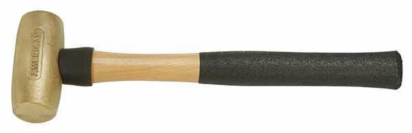 4 lb. Brass Hammer with Hickory Wood Handle