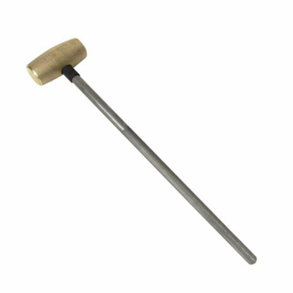 8 lb. Brass Sledgehammer with Pipe Handle