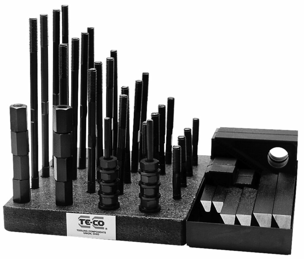 Metric CMM Clamp Kit, Stud Size M10 x 1.5 Made in USA Tools