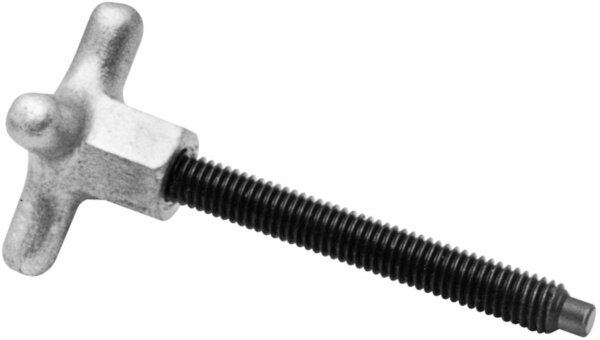 Dog Point Hand Knob Screw, 1/4-20 x 1.500" Stem Length