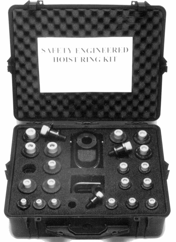 Safety Engineered Hoist Ring Kit, Rated Working Loads 1,050# - 4,200#