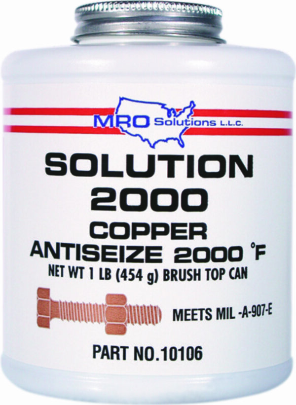 MRO Solution 2000 – Copper Antiseize (4 oz. Brush Top Can)
