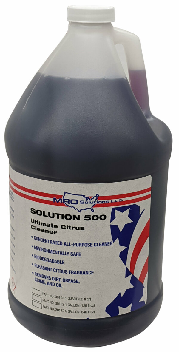 MRO Solution 500 – Ultimate Citrus Cleaner (32 oz. Pump Spray Bottle)