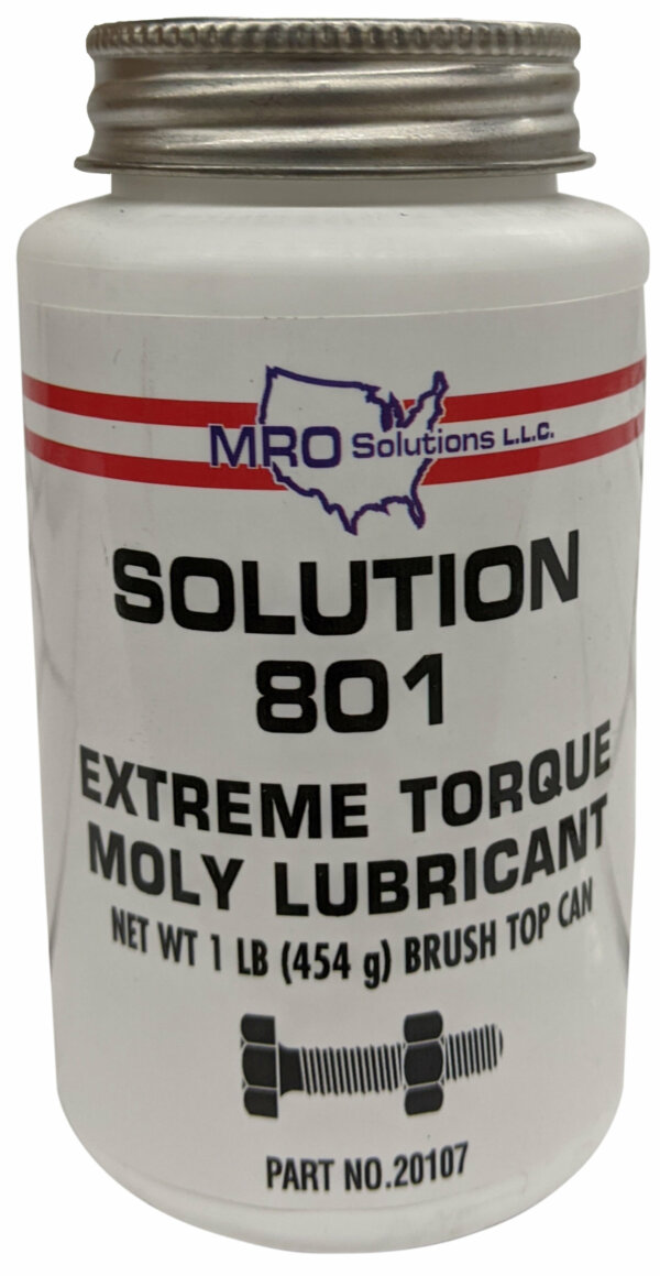 MRO Solution 801 – Extreme Moly Lubricant (1 lb. Brush Top Can)