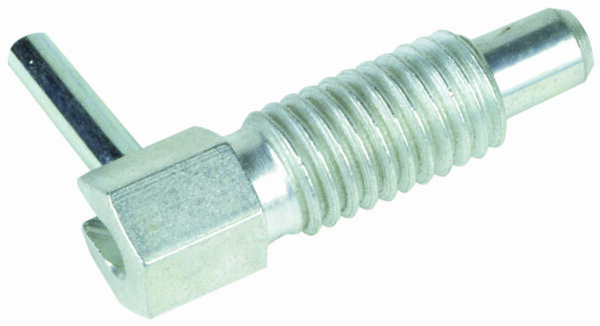 Weldable Steel Locking Plunger, 1/4" Hex