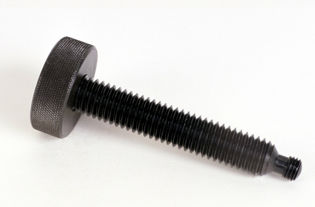 Knurled Head Swivel Screw Clamp Assembly with Small Pad, 1/420 x 2.030