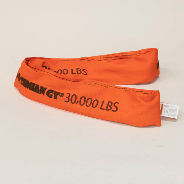 Orange Endless SIMIAN™  GT Roundsling 30,000 lbs. vertical capacity x 4ft