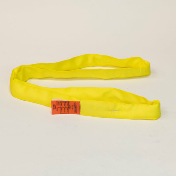 Yellow Endless Polyester Roundsling 8,400 lbs. vertical capacity x 3ft