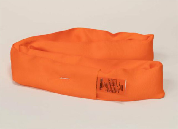Orange Endless Polyester Roundsling 26,000 lbs. vertical capacity x 4ft