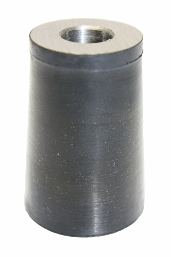 1-3/4" RUBBER BUTT w/ STEEL INSERT