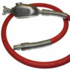 Hose Whip Assembly - 300 psi, 1/2" hose with TX-2L Lubricator & Band Clamped; 3/4" MPT Hose End