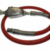 Hose Whip Assembly - 300 psi, 3/4" hose with TX-2L Lubricator & Band Clamped; 1" MPT Hose End