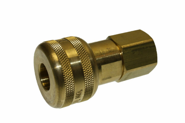 1/4" SOCKET x 3/8" FPT (BRASS - PUSH TYPE)