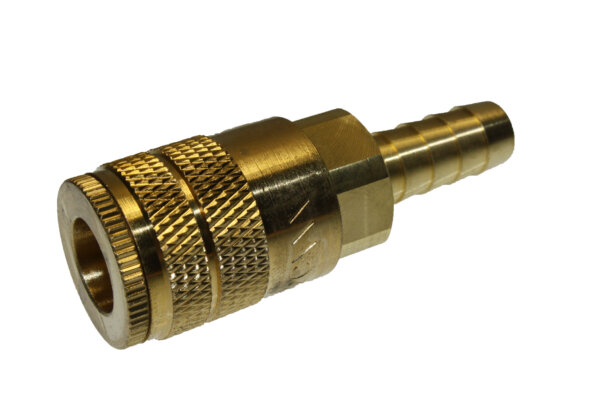 1/4" SOCKET x 3/8" HOSE BARB (BRASS)