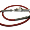 Hose Whip Assembly - 300 psi, 1/2" hose with TX-0L Lubricator & Band Clamped; 7/8"-24 Thread Bent Swivel Hose End