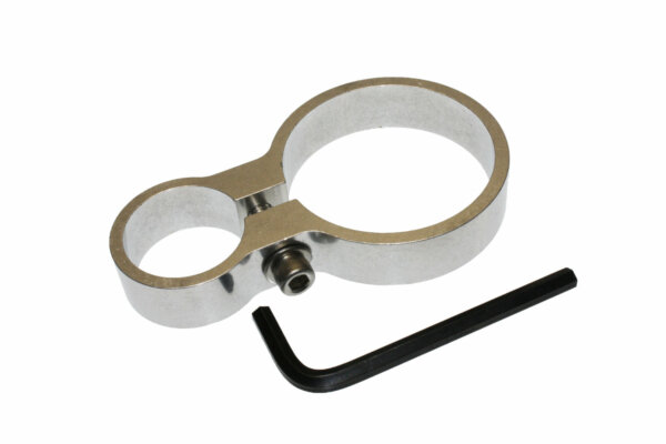 NOSEPIECE CLAMP w/ HARDWARE (ALUMINUM)