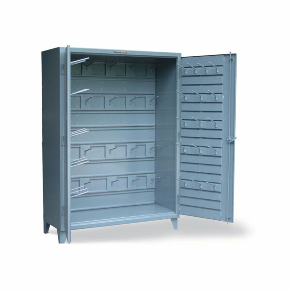 Industrial Cabinet with Adjustable Hooks, 48"W x 24"D x 72"H