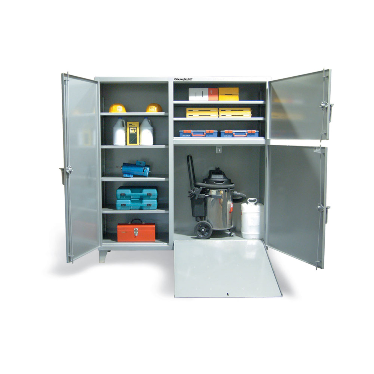 Storage Cabinet for Cleaning Equipment. Janitor's Lockers. Medical Locker.