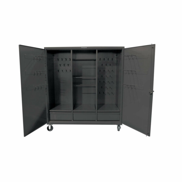 Mobile Hanger Storage Cabinet, 72"W x 30"D x 72"H