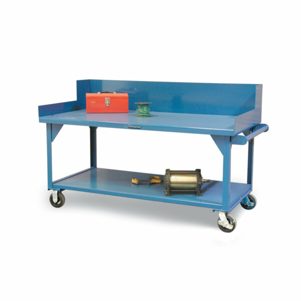 Mobile Shop Table with Side Guards
