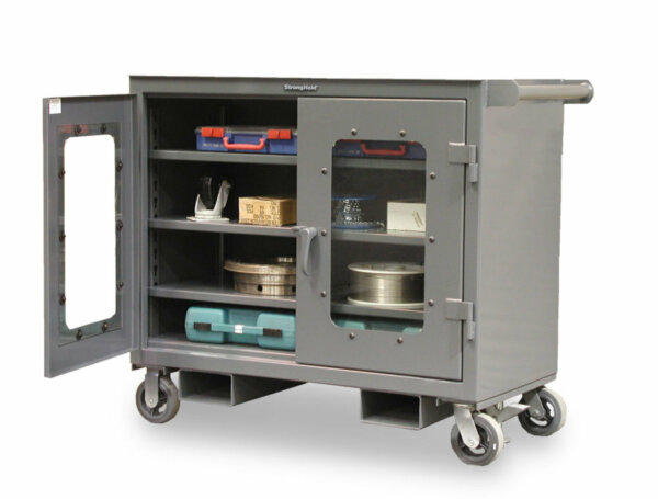 Mobile Tool Cart with Clear View Doors