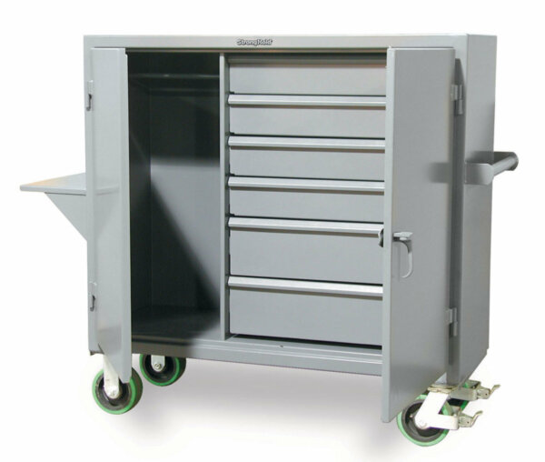 Mobile Uniform and Storage Cart