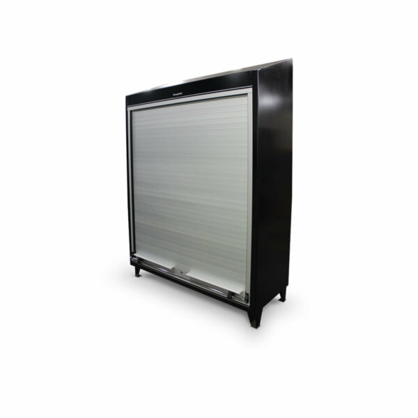Roll-Up Door Cabinet with Slope Top, 36"W x 24"D x 72"H
