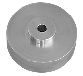 Blank 2.500" Diameter Stainless Steel Plug